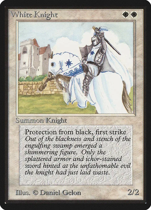 White Knight · Limited Edition Beta 44/302