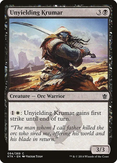 Unyielding Krumar · Khans of Tarkir 94/293