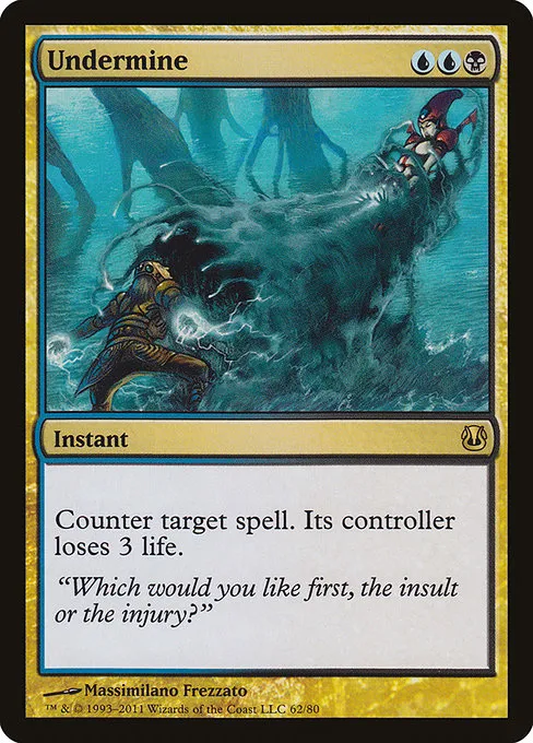 Undermine · Duel Decks: Ajani vs. Nicol Bolas 62/80