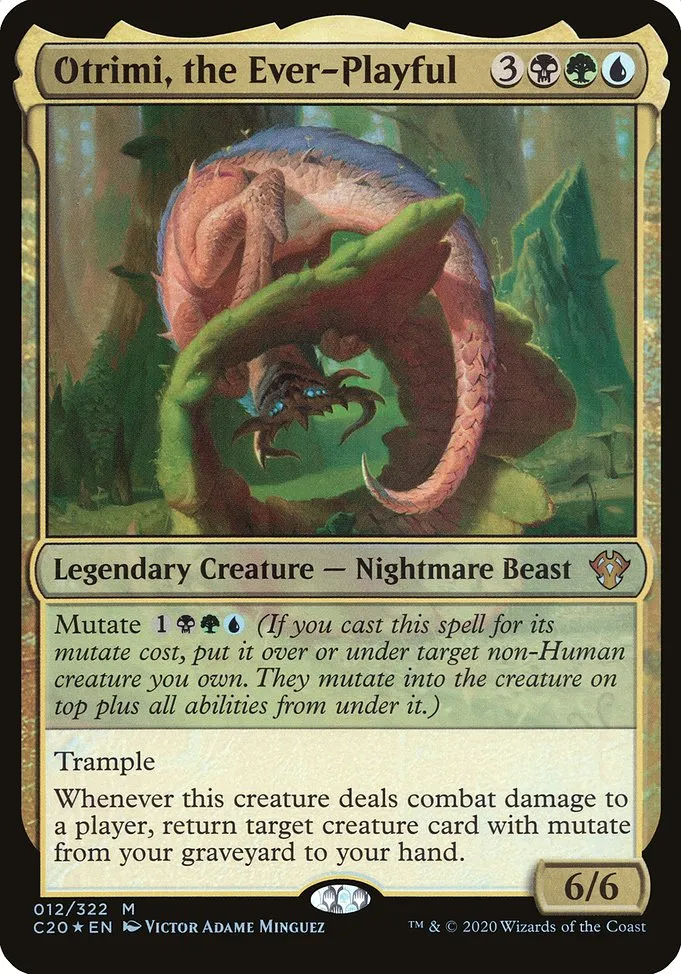 Otrimi, the Ever-Playful · Commander 2020 Oversized 12/5