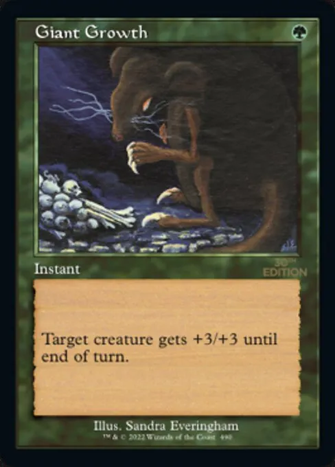 Giant Growth · 30th Anniversary Edition 490/594