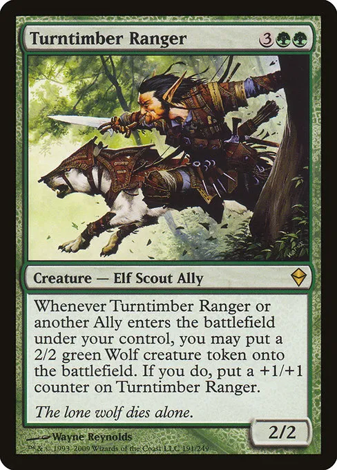 Turntimber Ranger · Zendikar 191/269