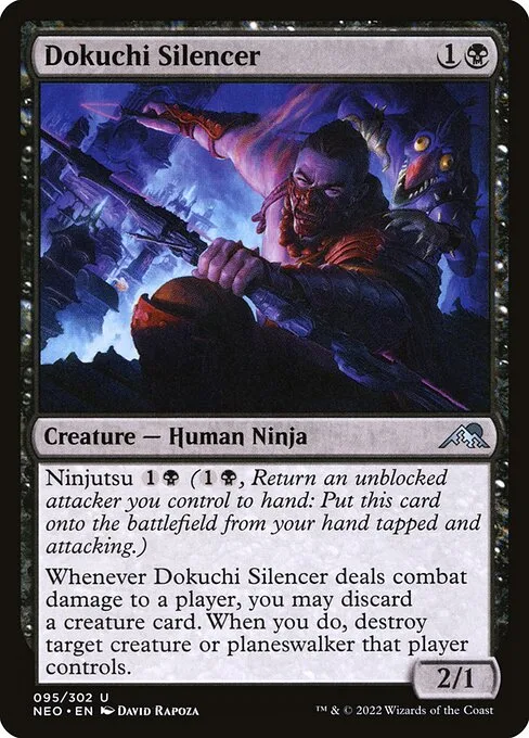 Dokuchi Silencer · Kamigawa: Neon Dynasty 95/531