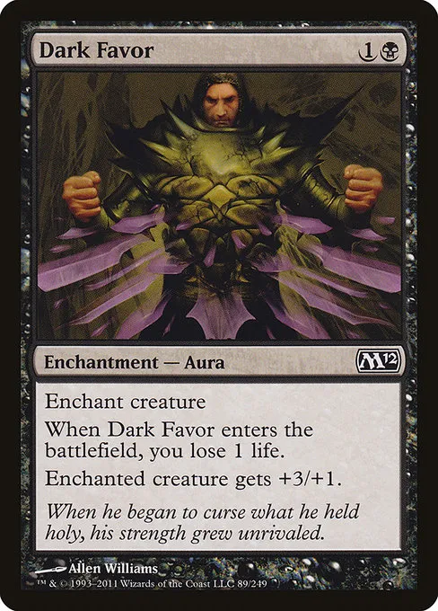 Dark Favor · Magic 2012 89/249