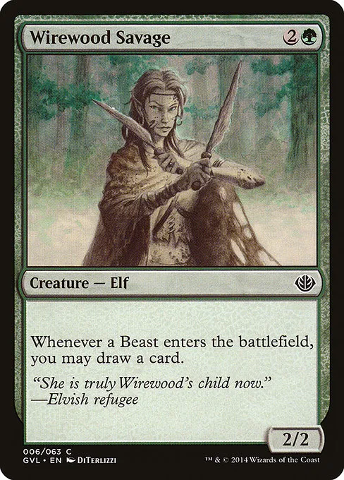 Wirewood Savage · Duel Decks Anthology: Garruk vs. Liliana 6/63