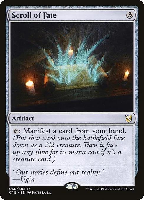 Scroll of Fate · Commander 2019 58/302