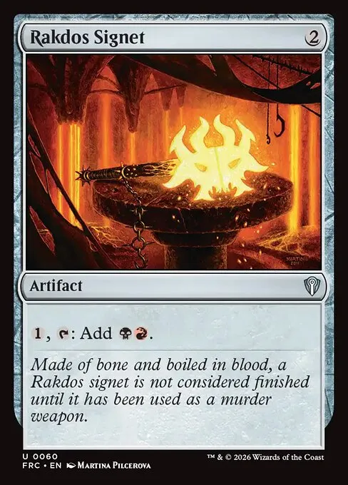 Rakdos Signet · Reality Fracture Commander 60/2