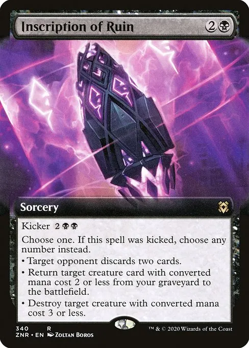 Inscription of Ruin · Zendikar Rising 340/407