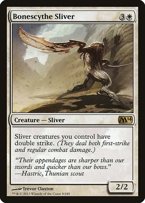 Bonescythe Sliver · Magic 2014 9/249