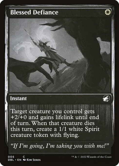 Blessed Defiance · Innistrad: Double Feature 5/535
