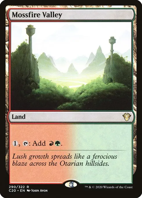 Mossfire Valley · Commander 2020 290/322