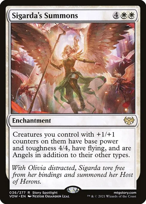 Sigarda's Summons · Innistrad: Crimson Vow 36/423