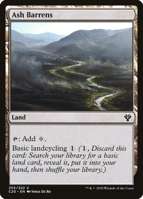 Ash Barrens · Commander 2020 255/322
