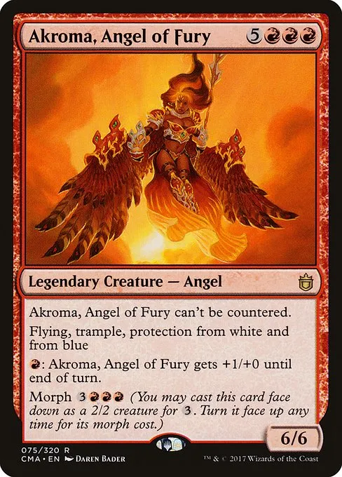 Akroma, Angel of Fury · Commander Anthology 75/320