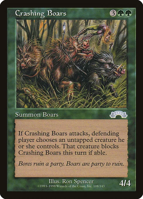 Crashing Boars · Exodus 108/143