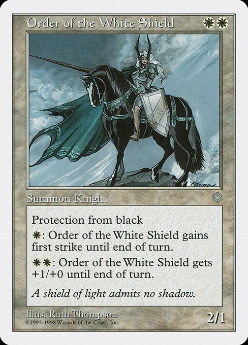 Order of the White Shield · Anthologies 9/85