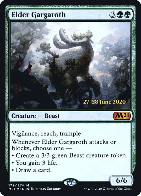Elder Gargaroth · Core Set 2021 Promos 179s/137