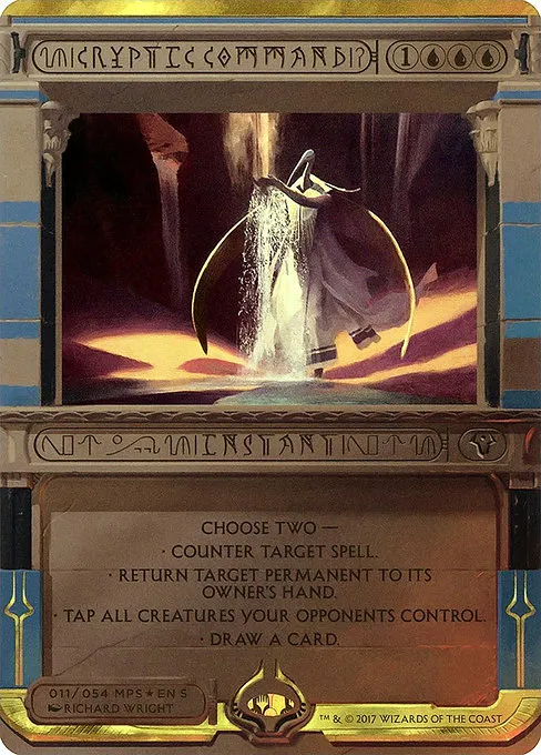 Cryptic Command · Amonkhet Invocations 11/54