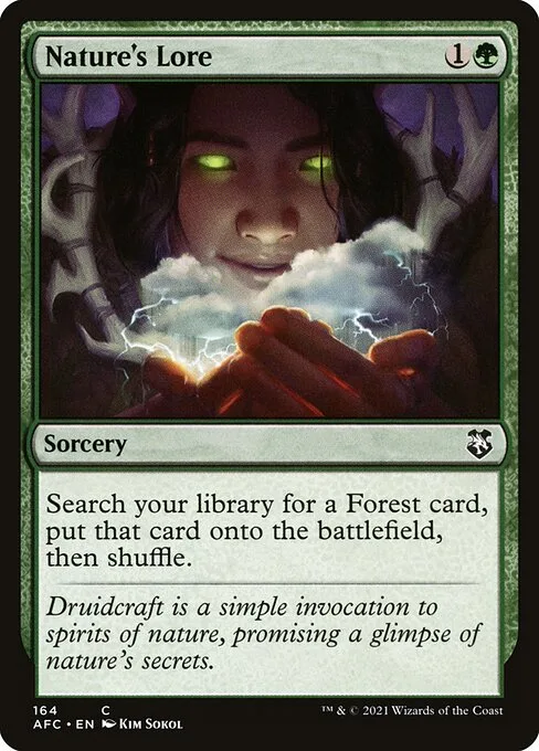 Nature's Lore · Forgotten Realms Commander 164/331