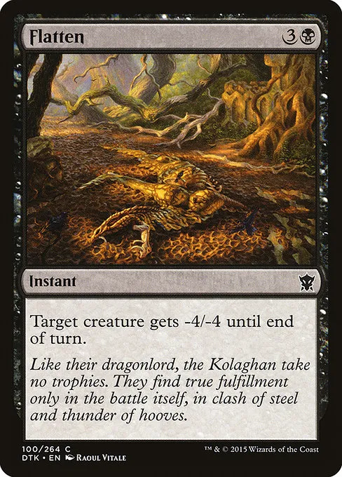 Flatten · Dragons of Tarkir 100/264