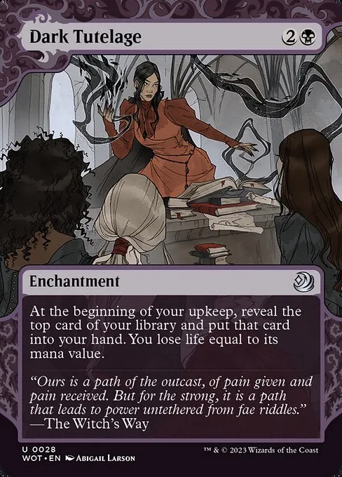 Dark Tutelage · Wilds of Eldraine: Enchanting Tales 28/103