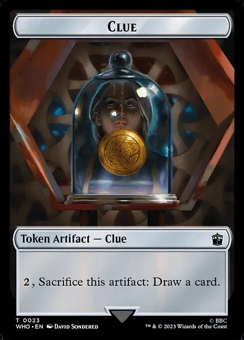 Clue · Doctor Who Tokens 23/64