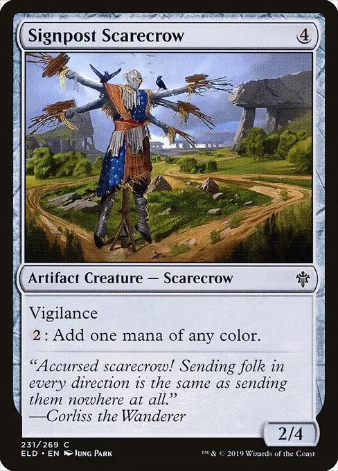 Signpost Scarecrow · Throne of Eldraine 231/398