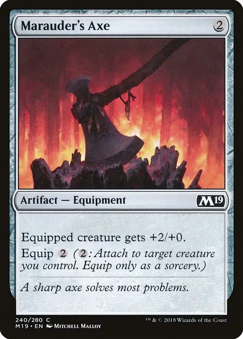 Marauder's Axe · Core Set 2019 240/314