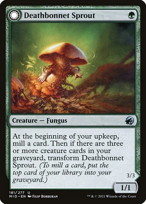 Deathbonnet Sprout // Deathbonnet Hulk · Innistrad: Midnight Hunt 181/399