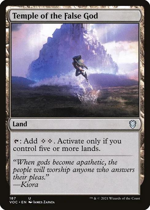 Temple of the False God · Crimson Vow Commander 187/188