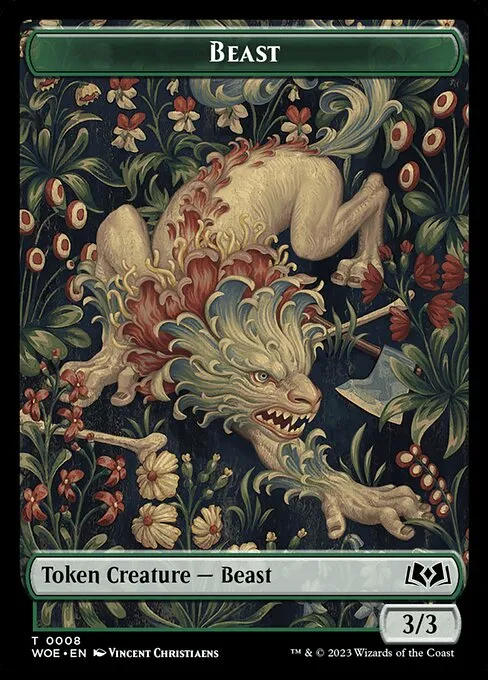 Beast · Wilds of Eldraine Tokens 8/18