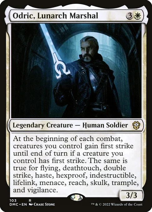 Odric, Lunarch Marshal · Dominaria United Commander 103/240