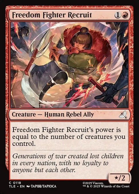 Freedom Fighter Recruit · Avatar: The Last Airbender Eternal 118/317