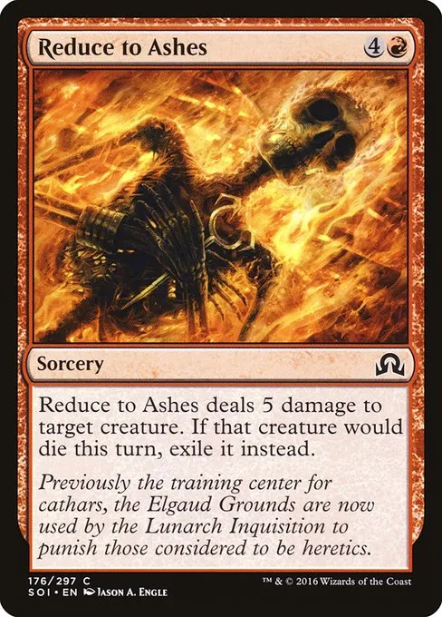 Reduce to Ashes · Shadows over Innistrad 176/302