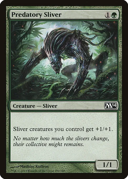 Predatory Sliver · Magic 2014 189/249