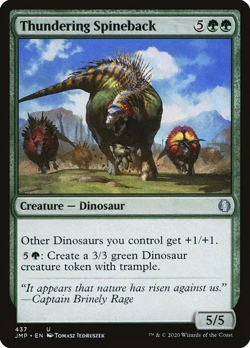 Thundering Spineback · Jumpstart 437/497