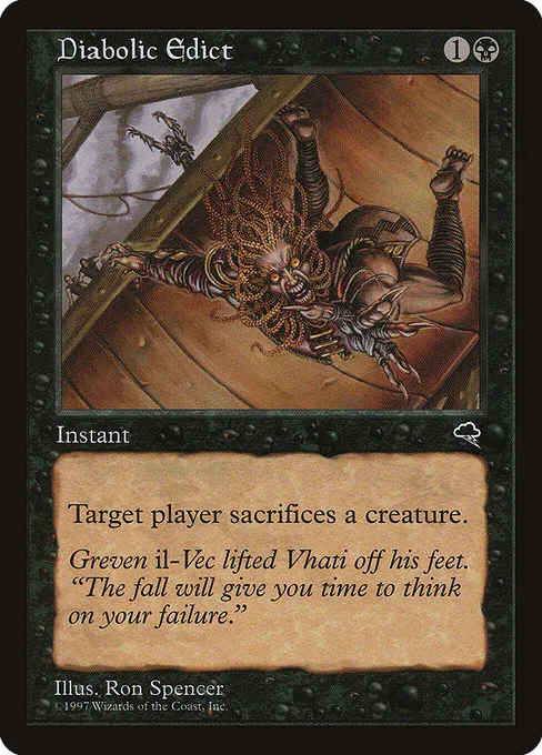 Diabolic Edict · Tempest 128/350