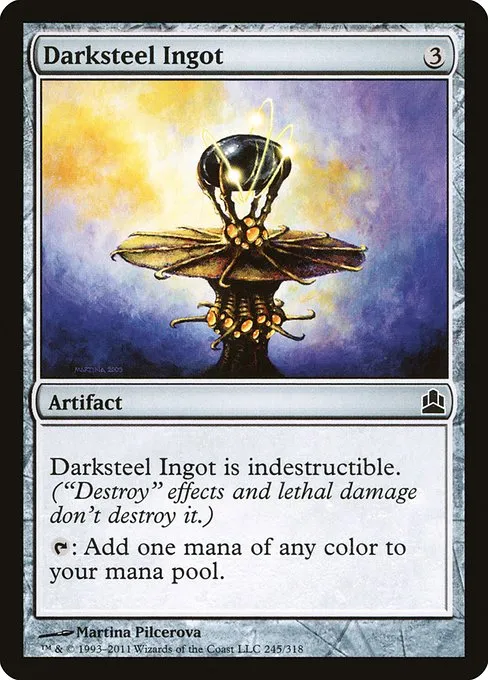Darksteel Ingot · Commander 2011 245/318