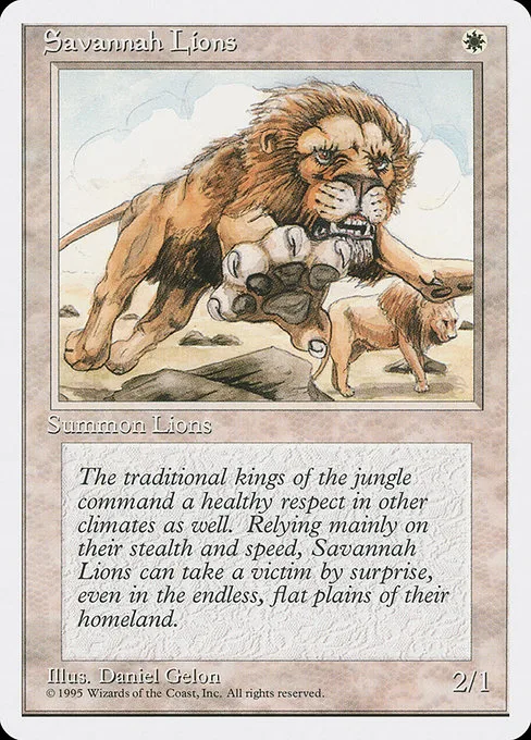 Savannah Lions · Fourth Edition 48/380