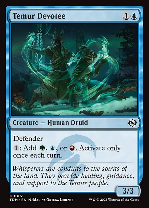 Temur Devotee · Tarkir: Dragonstorm 61/427