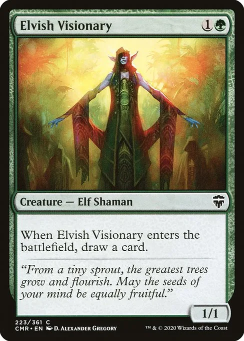 Elvish Visionary · Commander Legends 223/718