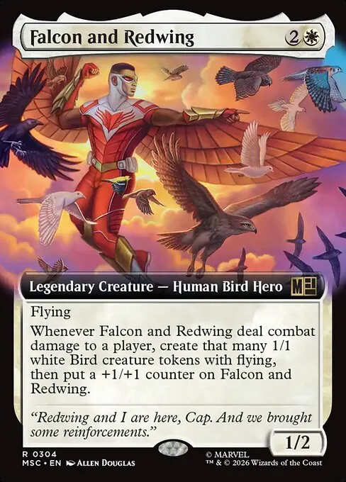 Falcon and Redwing · Marvel Super Heroes Commander 304/9