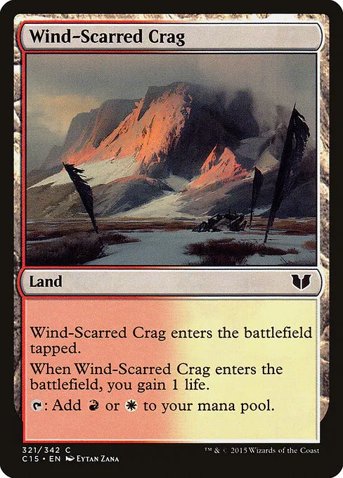 Wind-Scarred Crag · Commander 2015 321/342