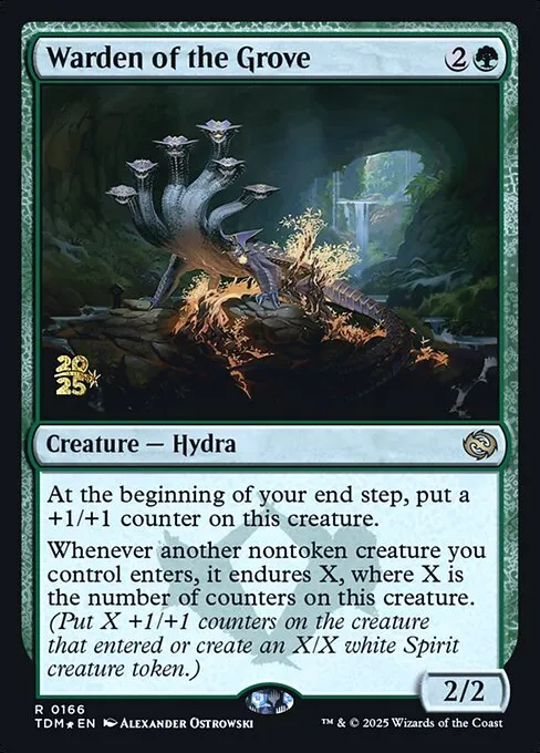 Warden of the Grove · Tarkir: Dragonstorm Promos 166s/160