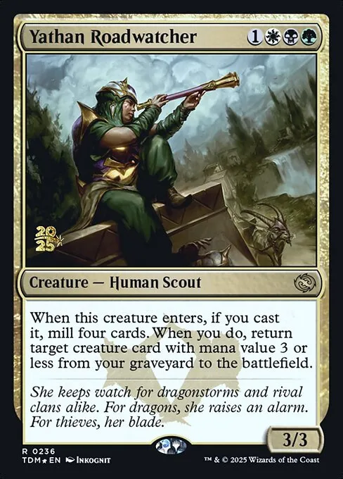 Yathan Roadwatcher · Tarkir: Dragonstorm Promos 236s/160