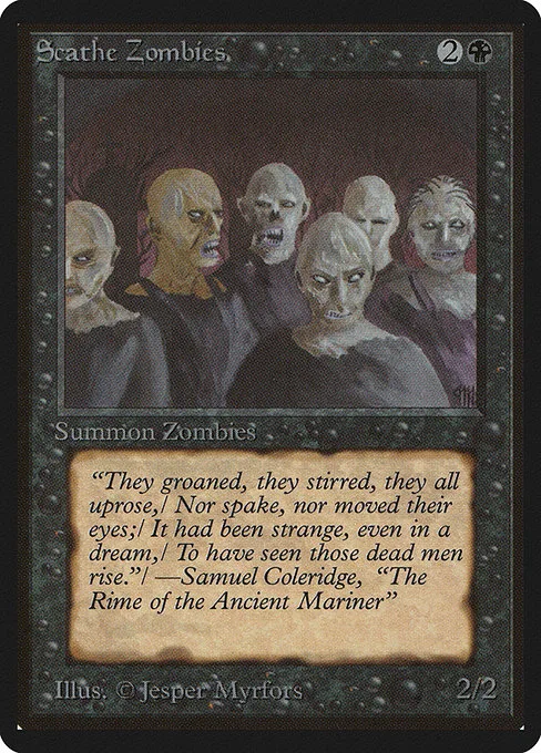 Scathe Zombies · Limited Edition Beta 126/302