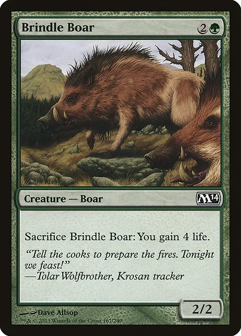 Brindle Boar · Magic 2014 167/249