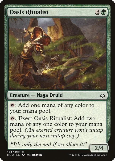 Oasis Ritualist · Hour of Devastation 124/209
