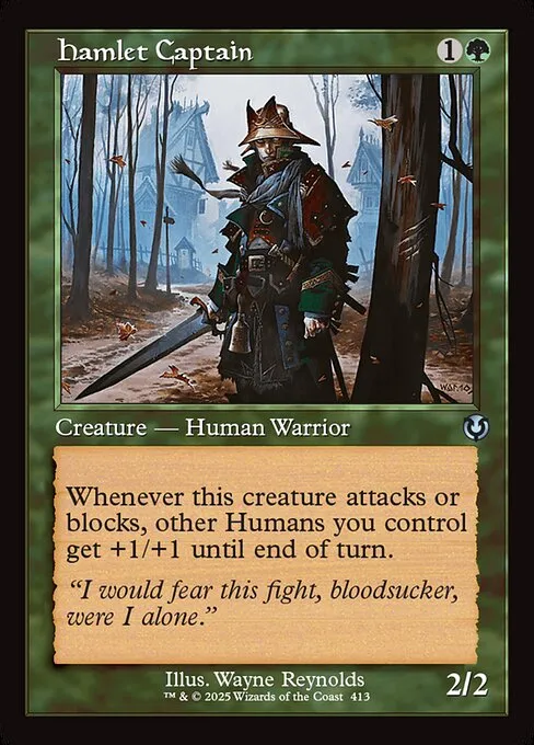 Hamlet Captain · Innistrad Remastered 413/495
