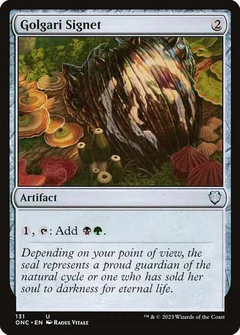 Golgari Signet · Phyrexia: All Will Be One Commander 131/174